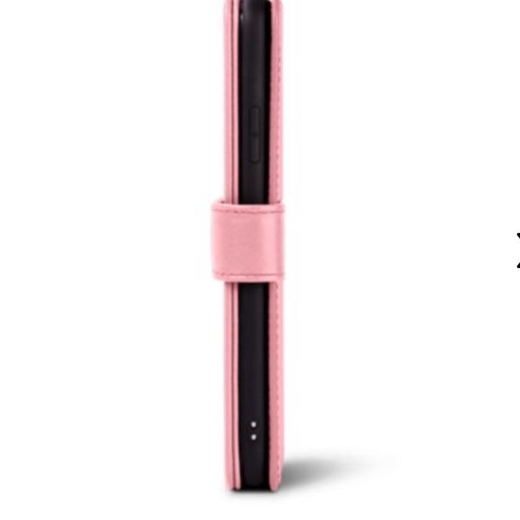 Lucrin pink Italian leather iPhone 11 case new in box - Picture 4 of 4